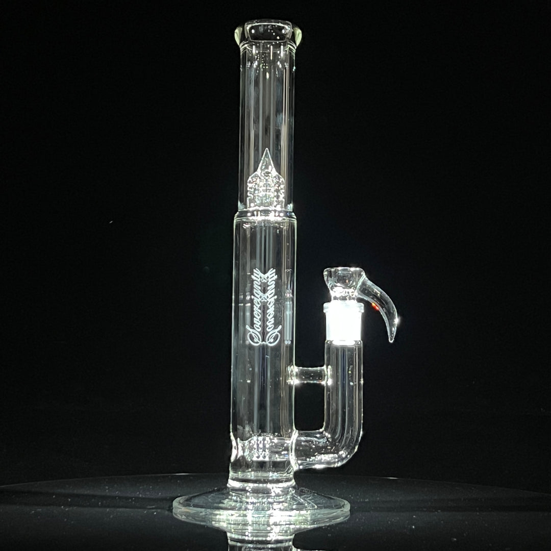 Sovereignty Glass Pawn 3 Cut 360° Grid Stemline Glass Pipe Sovereignty Glass