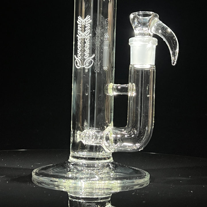 Sovereignty Glass Pawn 3 Cut 360° Grid Stemline Glass Pipe Sovereignty Glass
