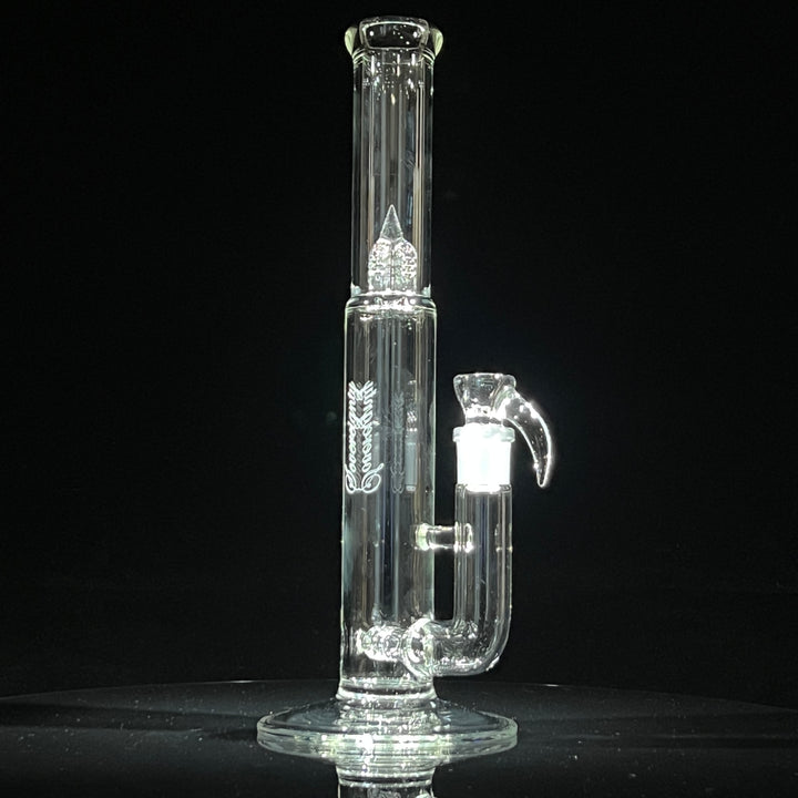 Sovereignty Glass Pawn 3 Cut 360° Grid Stemline Glass Pipe Sovereignty Glass