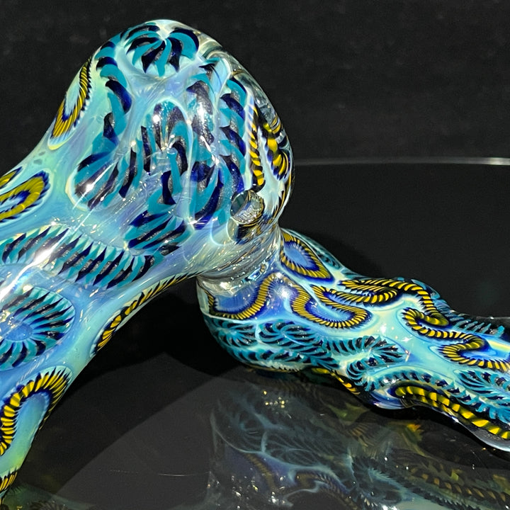 Inside Out Sidecar Bubbler Glass Pipe Tiny Mike