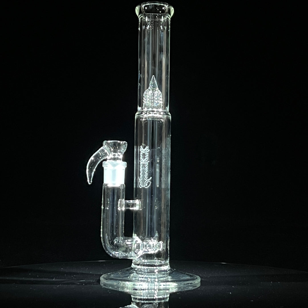 Sovereignty Glass Pawn 3 Cut 360° Grid Stemline Glass Pipe Sovereignty Glass