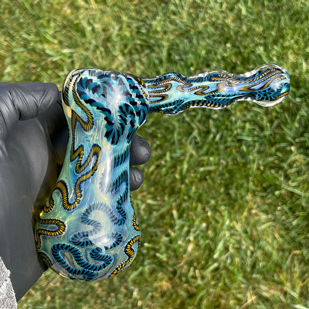 Inside Out Sidecar Bubbler Glass Pipe Tiny Mike