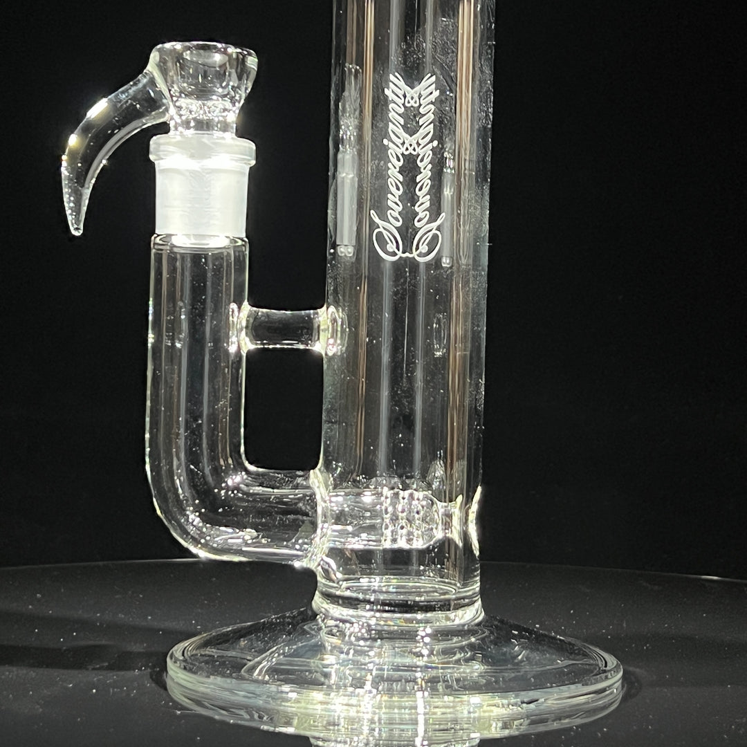 Sovereignty Glass Pawn 3 Cut 360° Grid Stemline Glass Pipe Sovereignty Glass