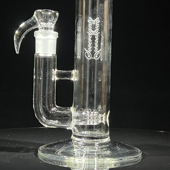 Sovereignty Glass Pawn 3 Cut 360° Grid Stemline Glass Pipe Sovereignty Glass