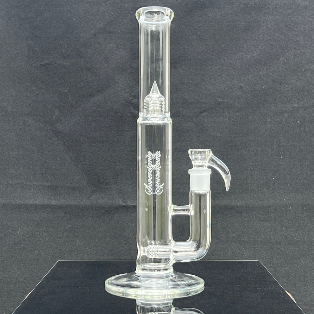 Sovereignty Glass Pawn 3 Cut 360° Grid Stemline Glass Pipe Sovereignty Glass