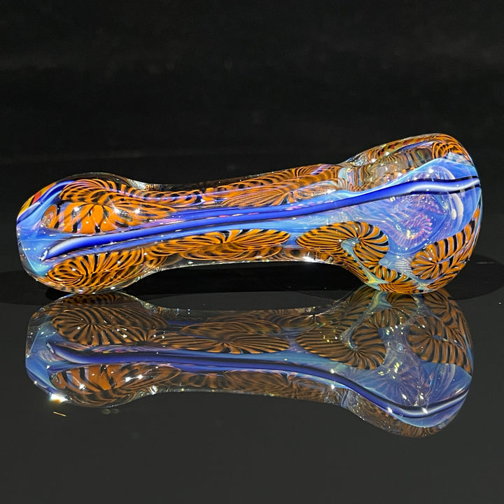 Color Inside Out Spoon Glass Pipe Tiny Mike