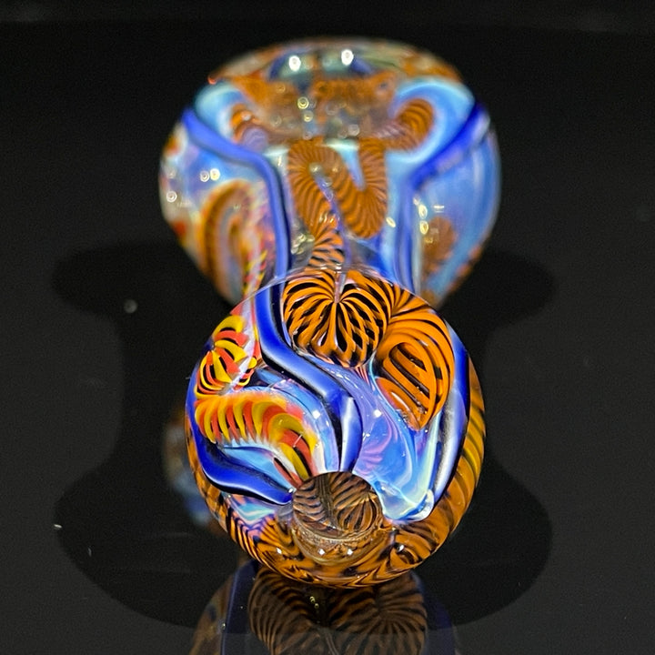 Color Inside Out Spoon Glass Pipe Tiny Mike