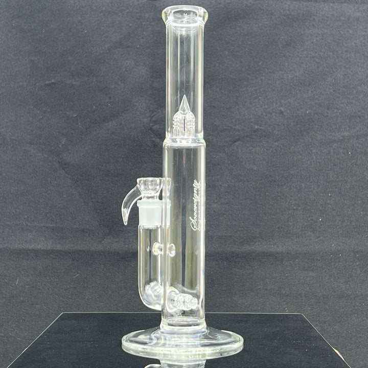 Sovereignty Glass Pawn 3 Cut 360° Grid Stemline Glass Pipe Sovereignty Glass