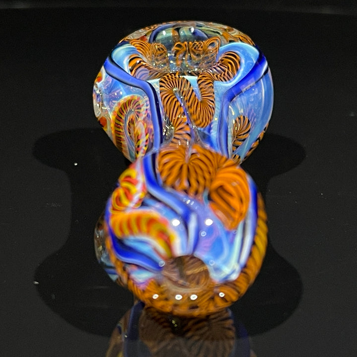 Color Inside Out Spoon Glass Pipe Tiny Mike