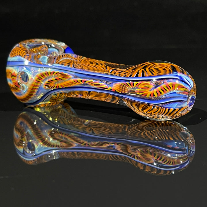 Color Inside Out Spoon Glass Pipe Tiny Mike