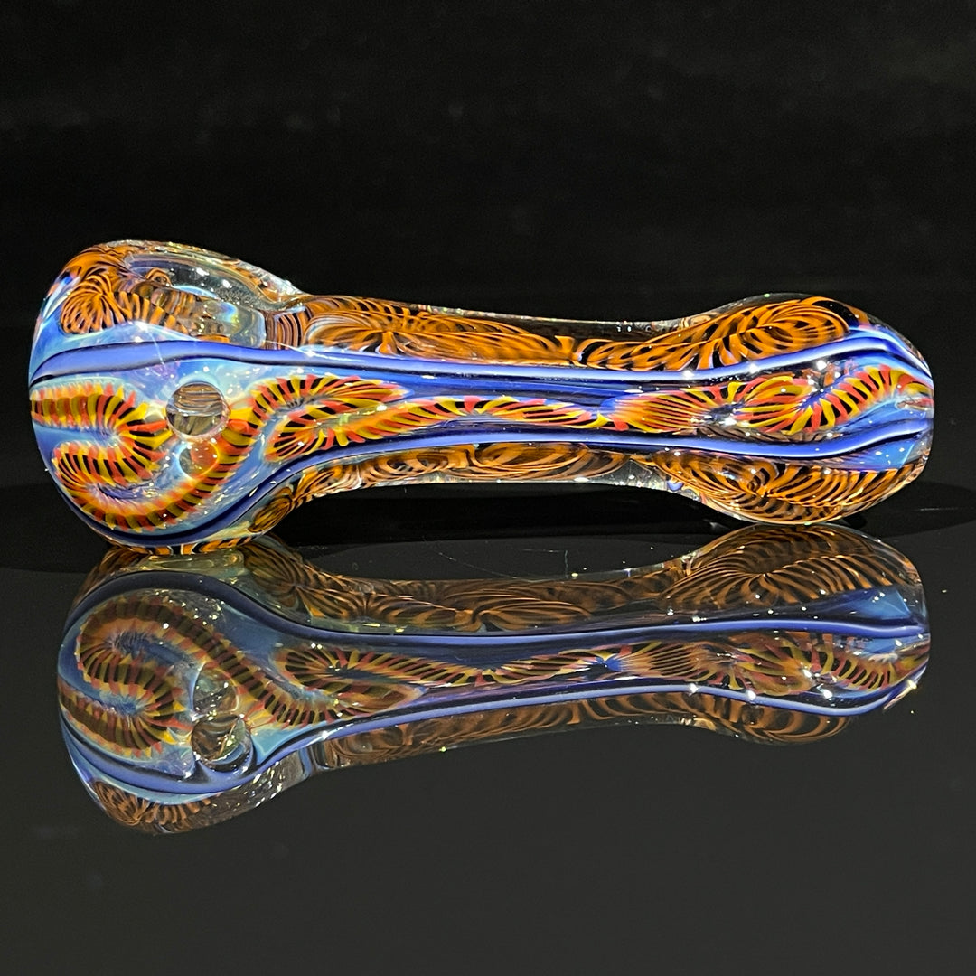 Color Inside Out Spoon Glass Pipe Tiny Mike