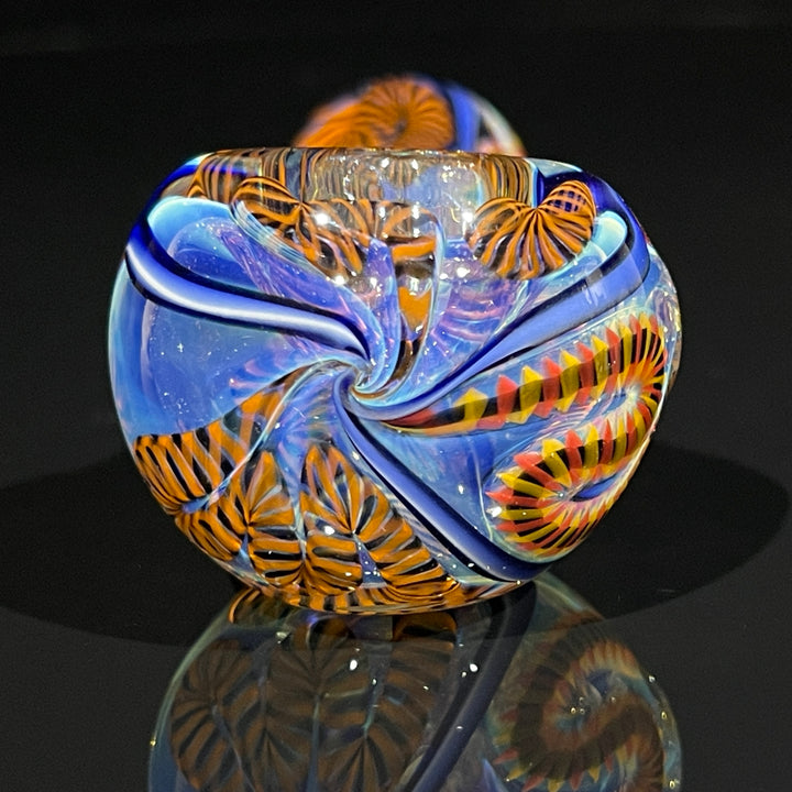 Color Inside Out Spoon Glass Pipe Tiny Mike