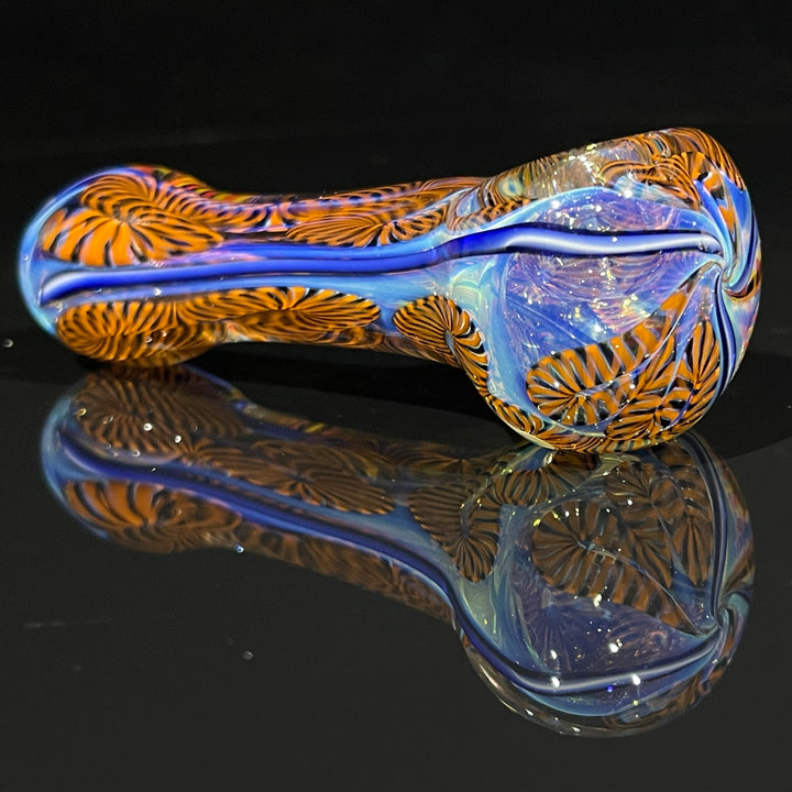 Color Inside Out Spoon Glass Pipe Tiny Mike