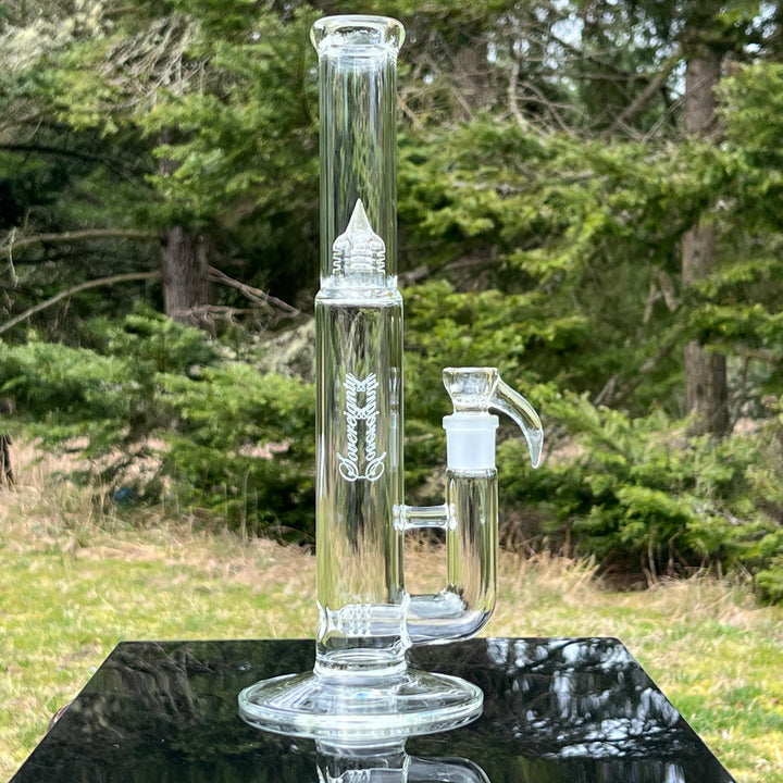 Sovereignty Glass Pawn 3 Cut 360° Grid Stemline Glass Pipe Sovereignty Glass