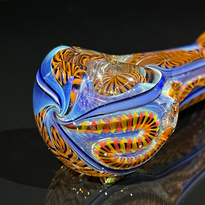 Color Inside Out Spoon Glass Pipe Tiny Mike
