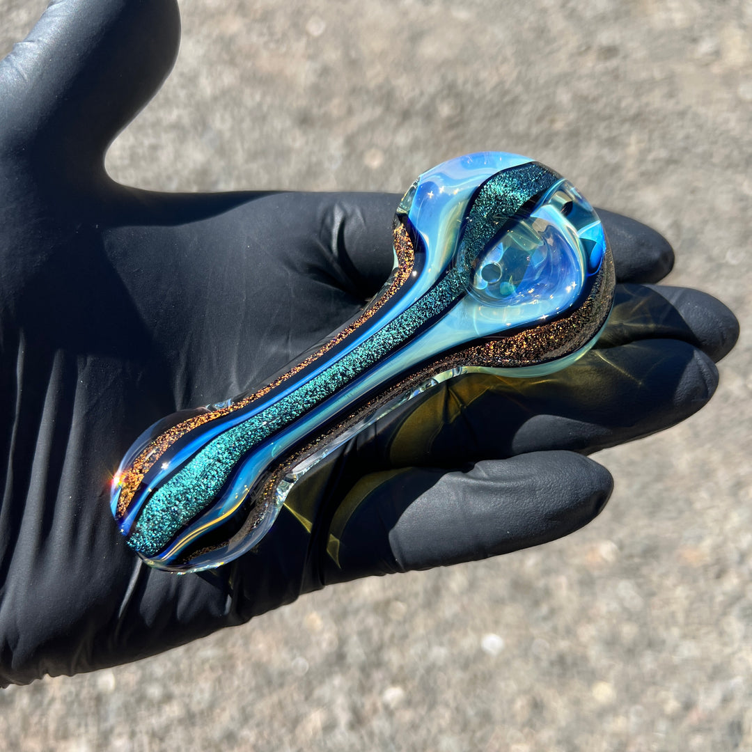 Dichro 4 Strip Glass Pipe Glass Pipe Tiny Mike   