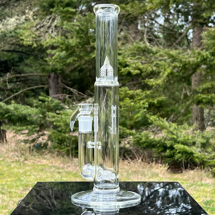 Sovereignty Glass Pawn 3 Cut 360° Grid Stemline