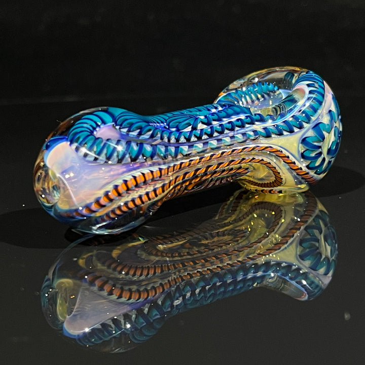 Color Inside Out Spoon Glass Pipe Tiny Mike