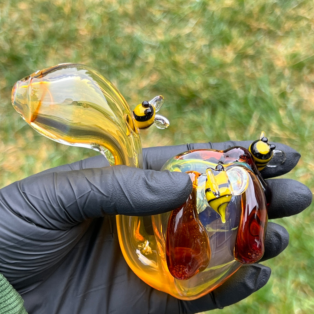 Honey Pot Sherlock Glass Pipe Street Kitty Glass   