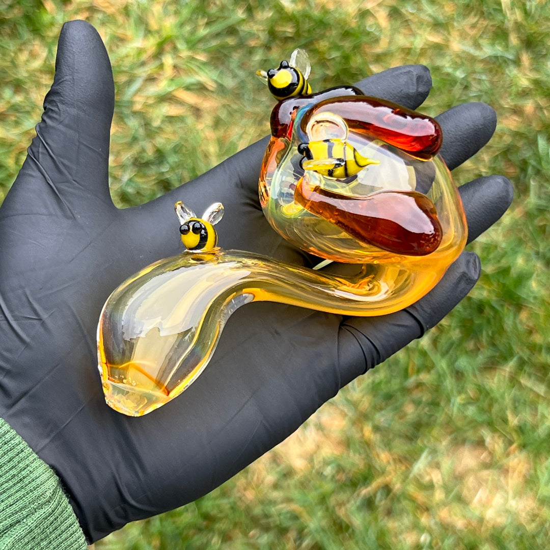 Honey Pot Sherlock Glass Pipe Street Kitty Glass   