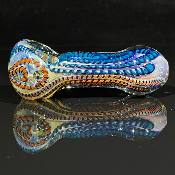 Color Inside Out Spoon Glass Pipe Tiny Mike