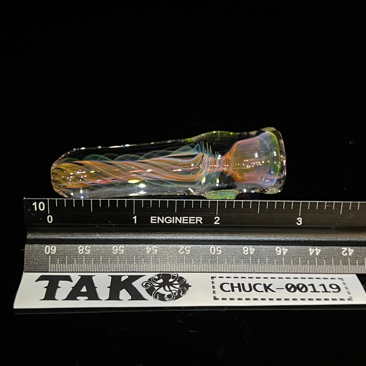 Thick Fume Chillum Glass Pipe Chuck Glass   