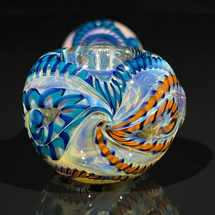 Color Inside Out Spoon Glass Pipe Tiny Mike