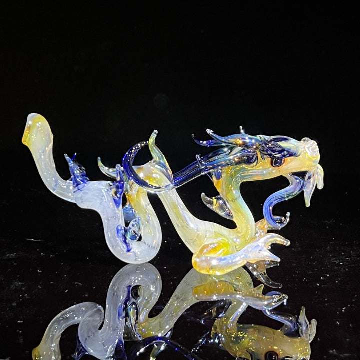 Mini Taoist Dragon Pipe Glass Pipe Fereyel Fiore Glass   