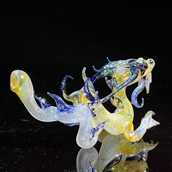 Mini Taoist Dragon Pipe Glass Pipe Fereyel Fiore Glass   