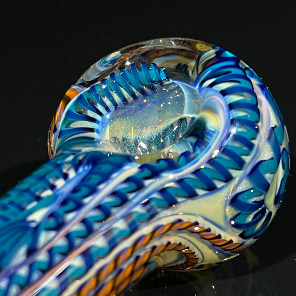 Color Inside Out Spoon Glass Pipe Tiny Mike