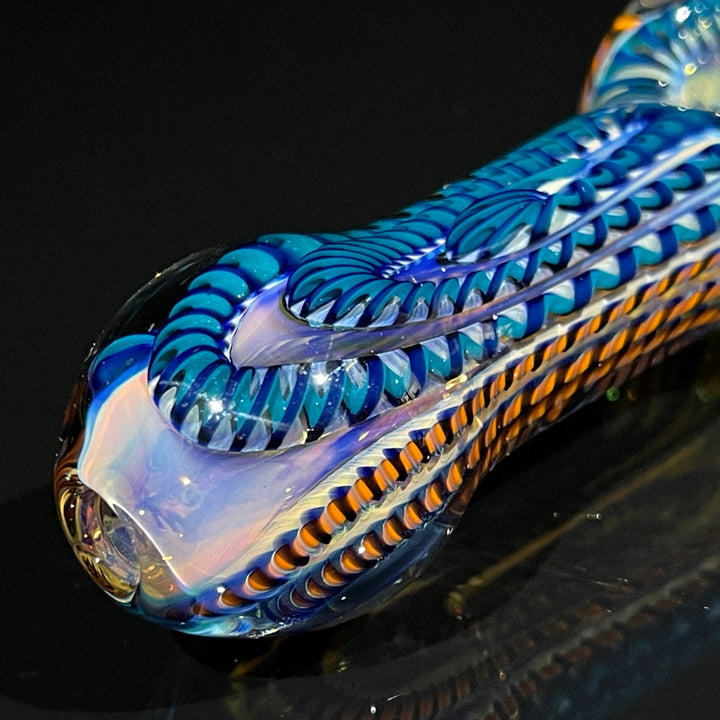Color Inside Out Spoon Glass Pipe Tiny Mike