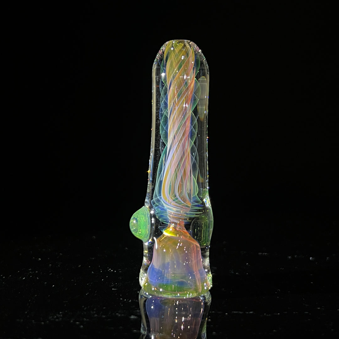 Thick Fume Chillum Glass Pipe Chuck Glass   