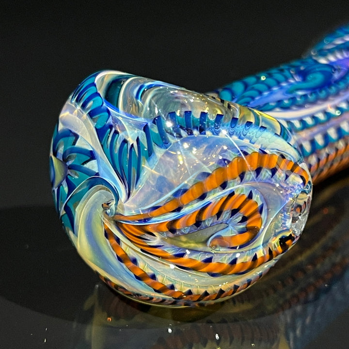 Color Inside Out Spoon Glass Pipe Tiny Mike