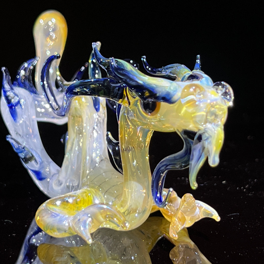 Mini Taoist Dragon Pipe Glass Pipe Fereyel Fiore Glass   