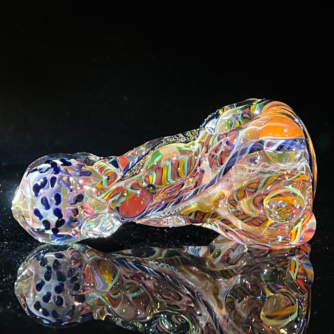 Thick and Twisted Wig Wag Pipe Glass Pipe Molten Imagination   