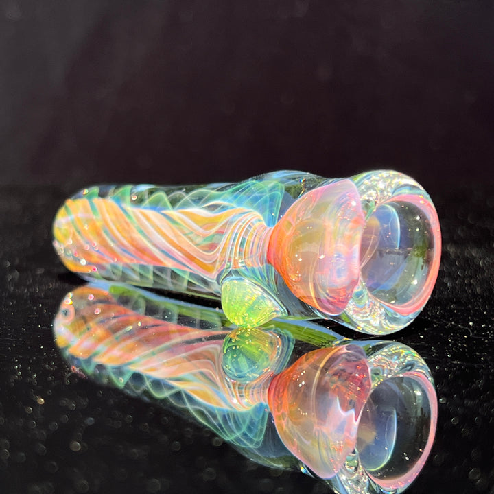 Thick Fume Chillum Glass Pipe Chuck Glass   