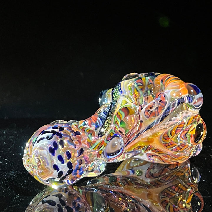 Thick and Twisted Wig Wag Pipe Glass Pipe Molten Imagination   