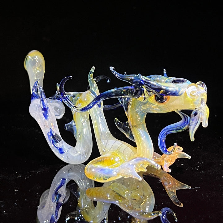 Mini Taoist Dragon Pipe Glass Pipe Fereyel Fiore Glass   