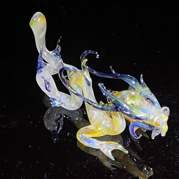 Mini Taoist Dragon Pipe Glass Pipe Fereyel Fiore Glass   