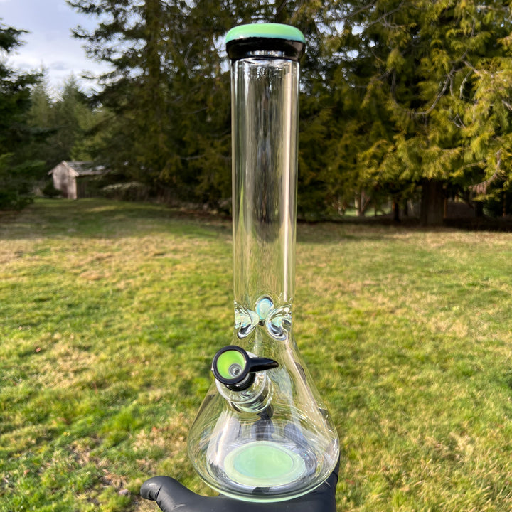 9 mm Thick Boy Beaker Bong Glass Pipe TG   