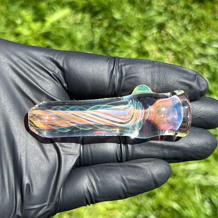 Thick Fume Chillum Glass Pipe Chuck Glass   