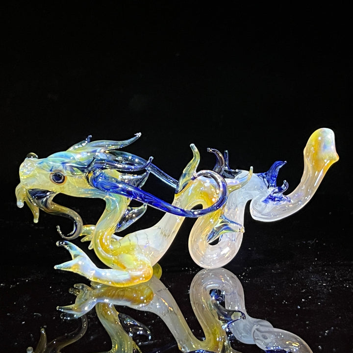 Mini Taoist Dragon Pipe Glass Pipe Fereyel Fiore Glass   