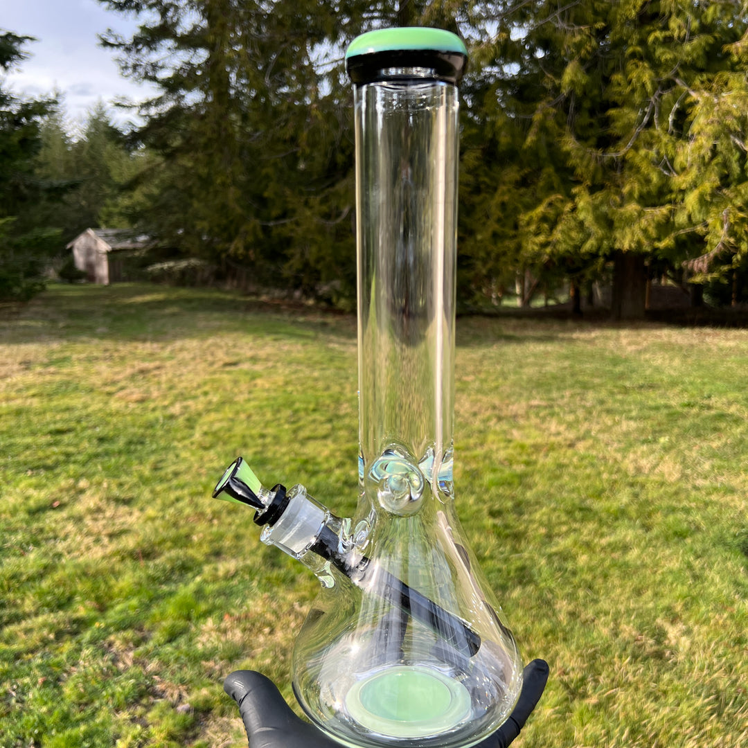 9 mm Thick Boy Beaker Bong Glass Pipe TG   