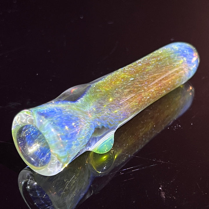 Mystery Aventurine Chillum Glass Pipe Chuck Glass   