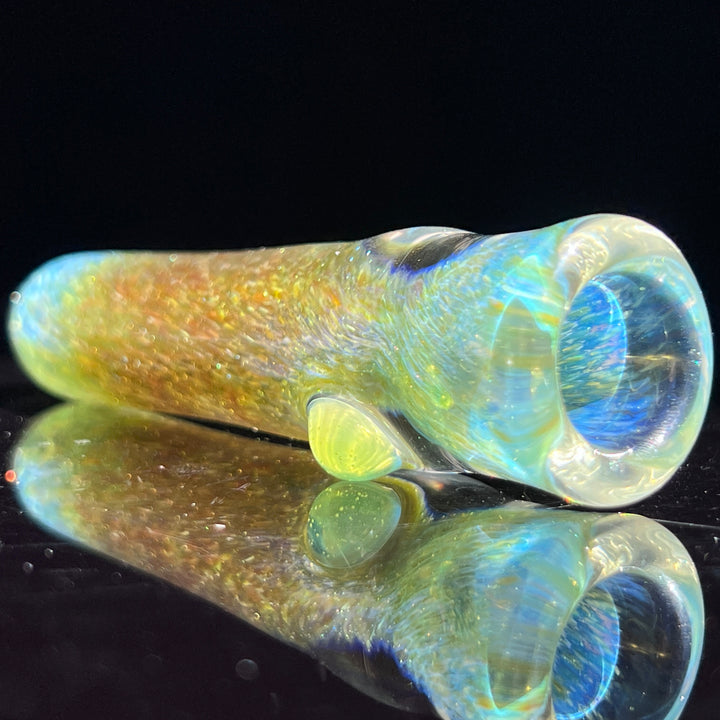 Mystery Aventurine Chillum Glass Pipe Chuck Glass   