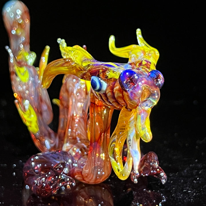 Mini Taoist Dragon Pipe Glass Pipe Fereyel Fiore Glass   