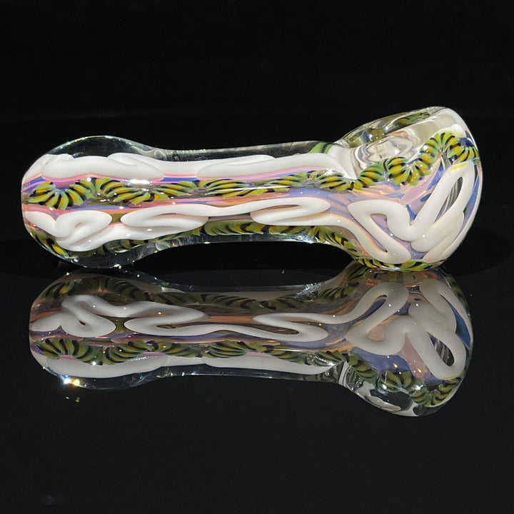 Color Inside Out Spoon Glass Pipe Tiny Mike