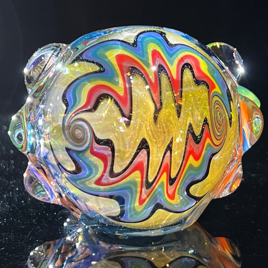 Thick and Twisted Wig Wag Pipe Glass Pipe Molten Imagination   