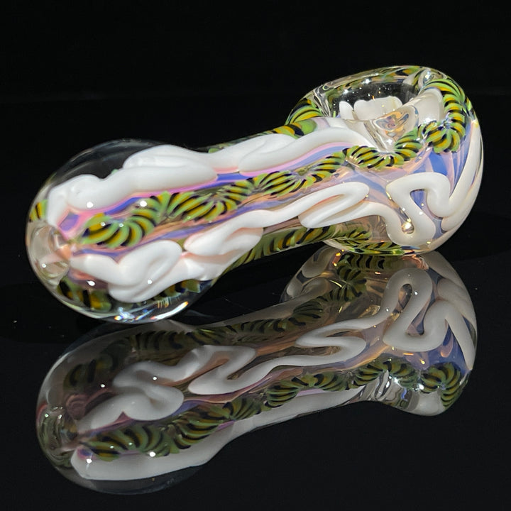 Color Inside Out Spoon Glass Pipe Tiny Mike