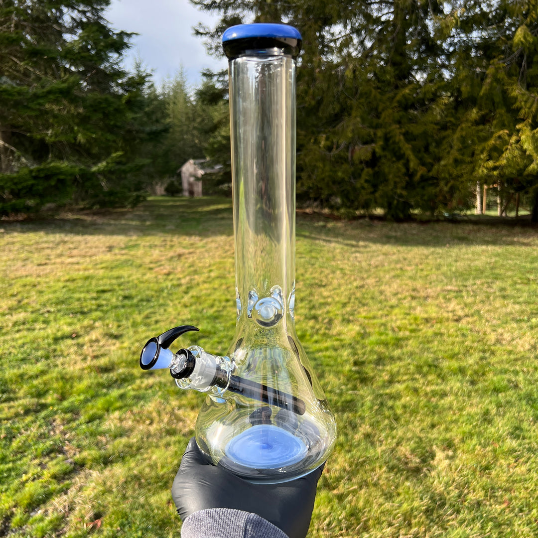 9 mm Thick Boy Beaker Bong Glass Pipe TG   